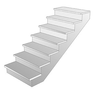 Die Betontreppe - Stahlbetontreppe